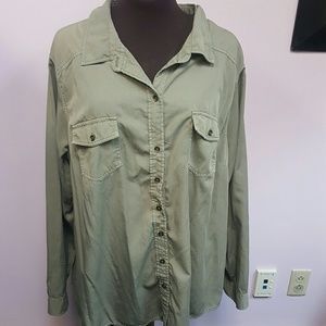 Tan Torrid button down